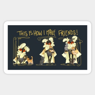 time for friends Sticker